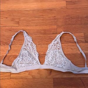 grey lace bralette
